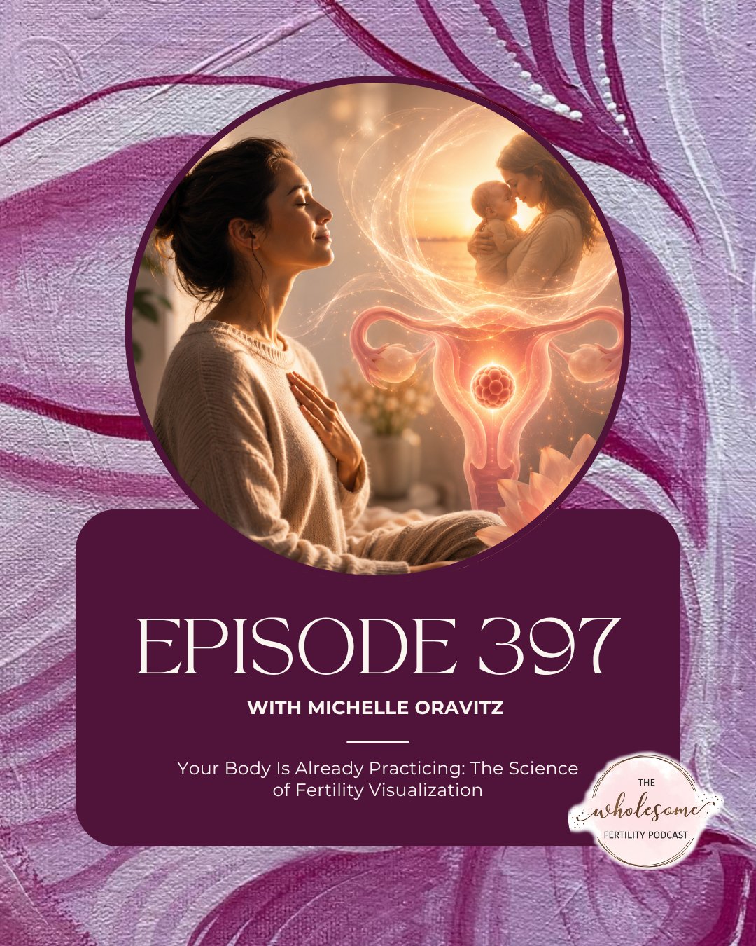 What if visualization is not about manifesting harder, but about the way your body already rehearses reality?
In this solo episode, Michelle resets the conversation around fertility visualization and grounds it in the research.
She walks through stud