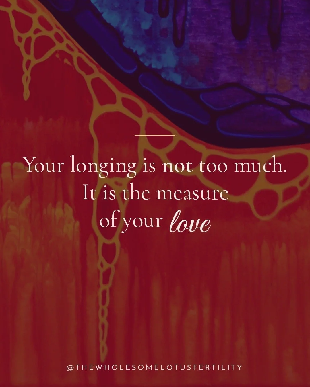 Women on the fertility path are often made to feel like their longing is excessive.

Too emotional.
Too attached.
Too sensitive.
Too affected by something that has not happened yet.

But longing is not weakness.

Longing exists because love exists fi
