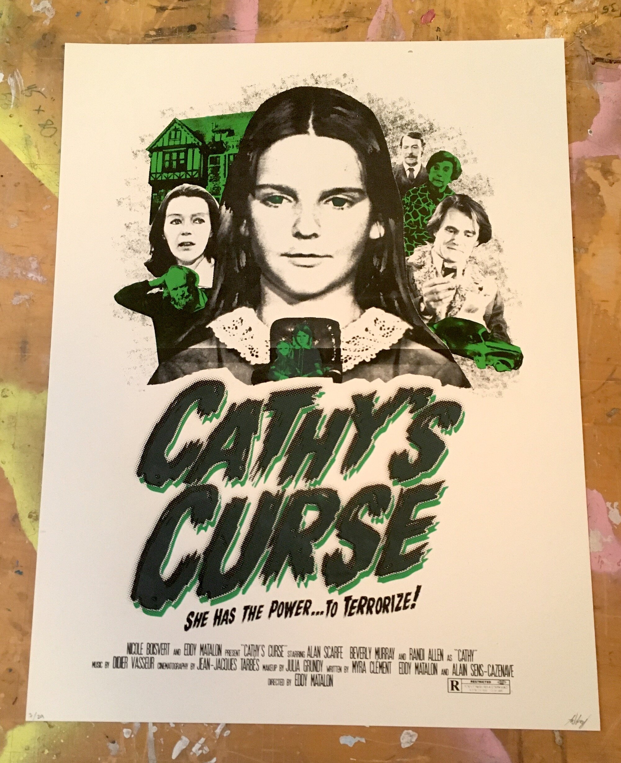 CATHY'S CURSE SCREENPRINT POSTER