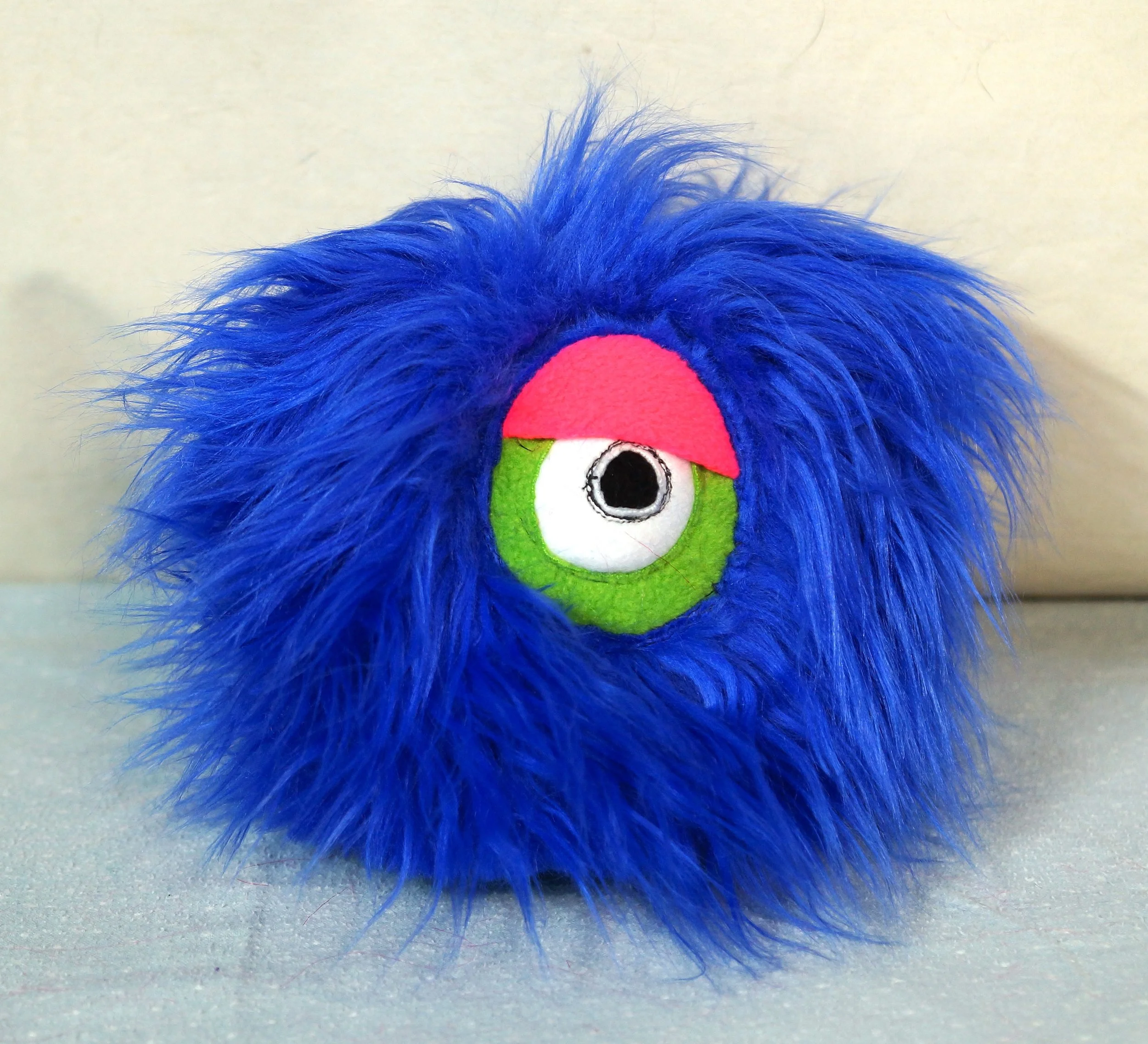 SMALL DARK BLUE ONE SLEEPY EYED MONSTER