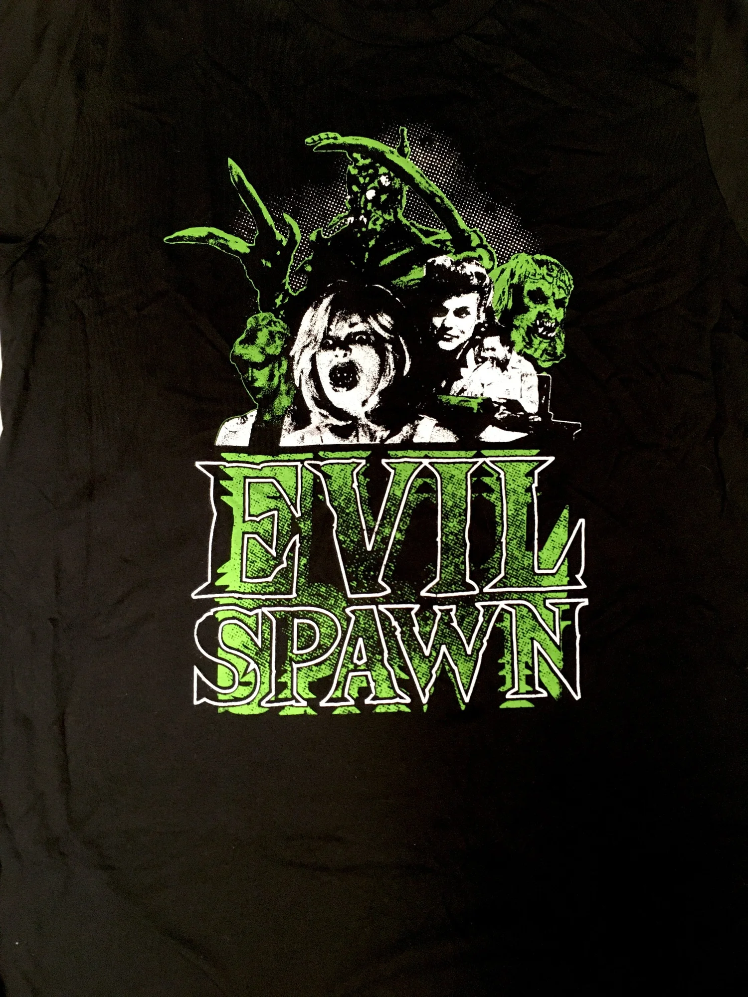 EVIL SPAWN screenprinted T-shirt — TIM MONSTERS! -
