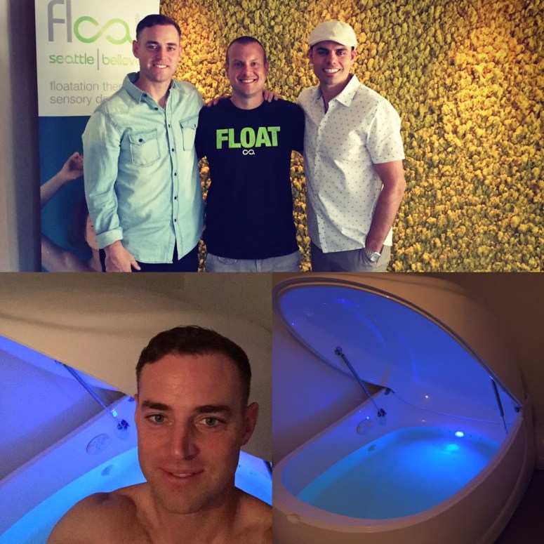 Here’s a recent shot of me doing sensory deprivation therapy and meditation at Float Seattle/Bellevue . Shout out to Sean Mac and B. Hop!
