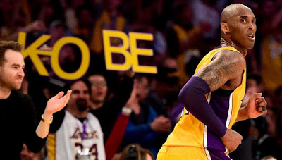 Kobe hitting another big bucket with the eyes of an assassin