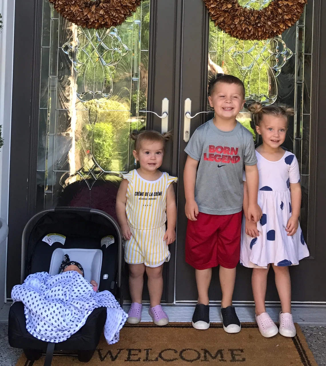 The squad: Norah, Winnie, Baylor, Bellamy