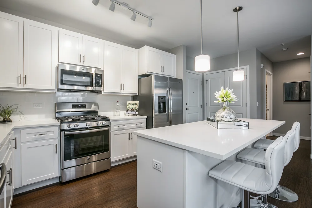 View of Luxury Apartments Kitchen