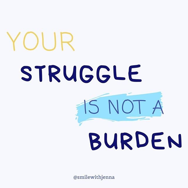 The word burden is defined as a load, typically a heavy one.⁠
⁠
I find this incredibly interesting because our actions tend to match the definition. ⁠
⁠
Whether big or small, struggles make us human. We have more in common with each other than what a