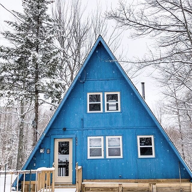 So excited to introduce our latest property: The Alpine A-Frame - a midcentury cabin in Wilmington, VT just one block away from Lake Raponda. Coming to Airbnb this June. Follow @alpineaframevt to check out our renovation progress and view all our bef