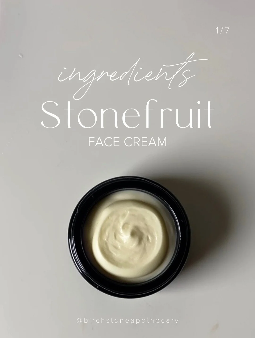 Ingredient obsessed🌸 the full list👇🏼
.
Stonefruit Face Cream:
Plum seed oil*
Rose hydrosol*
Jojoba*
Aloe*
Rosehip seed CO2*
Mango butter*
Beeswax
Rose petals*+
Vitamin E
Radish root ferment
.
*certified organic
+ wild harvested 
.
.
.
.
.
#wildhar