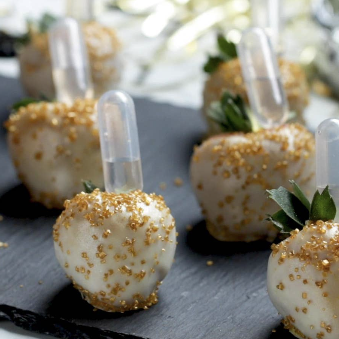 Recipe: Champagne Chocolate-Covered Strawberries
