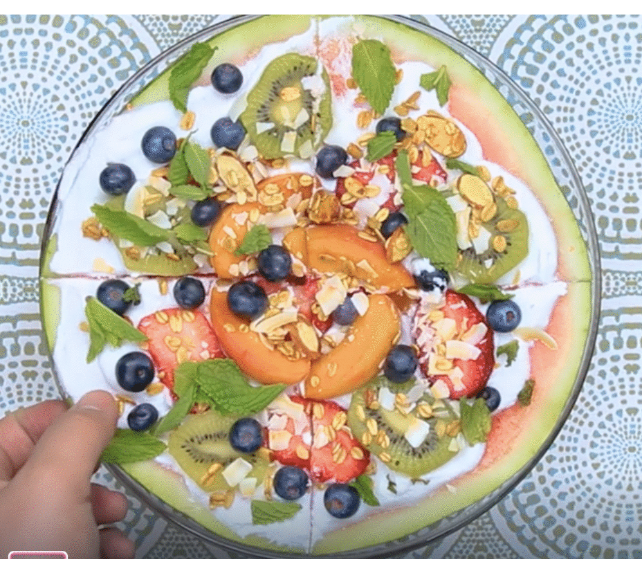 Recipe: Watermelon Dessert Pizza