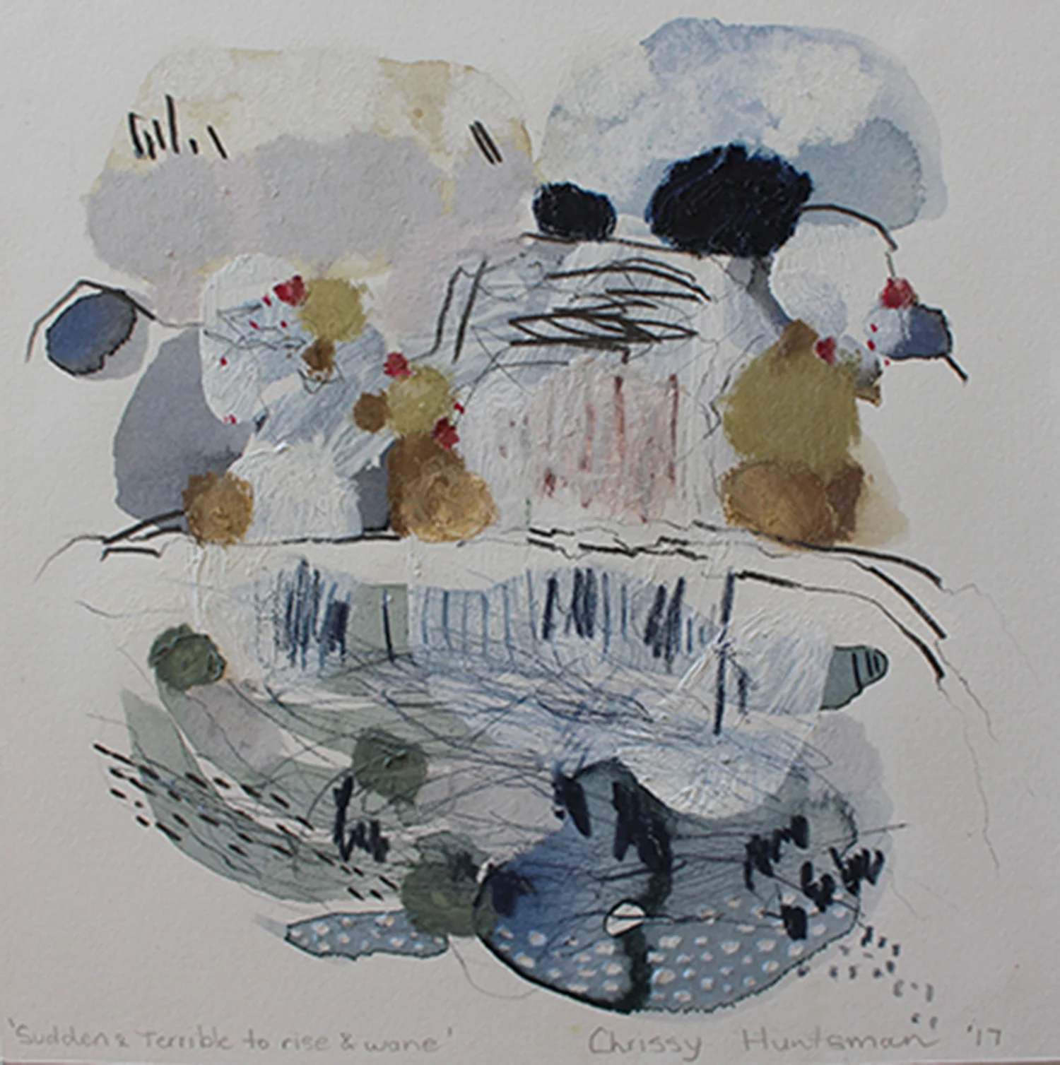 Chrissy Huntsman Mixed media drawing