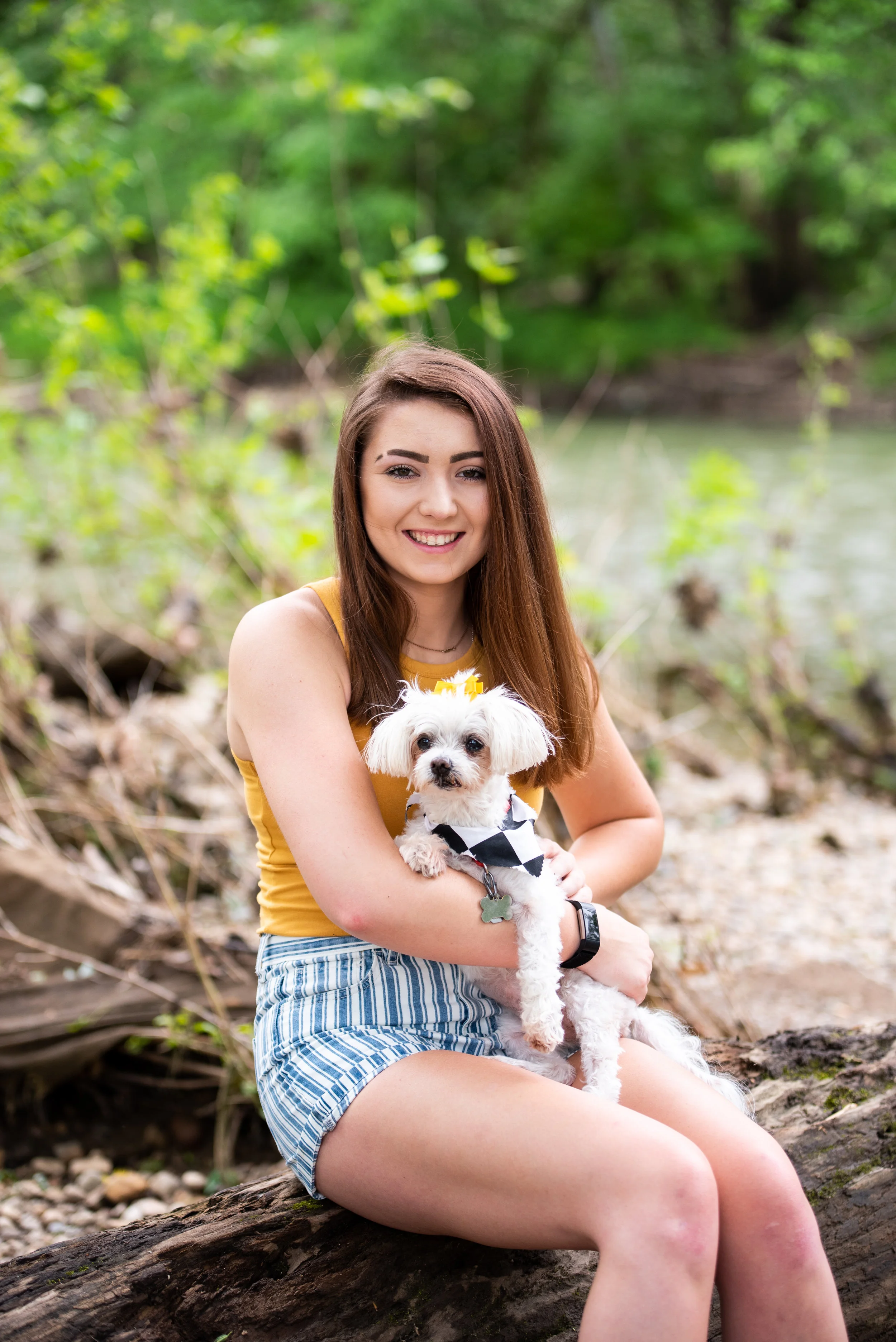 Gypsy Riley Riley With Her Dog Gypsy — Kyla Jo Photography
