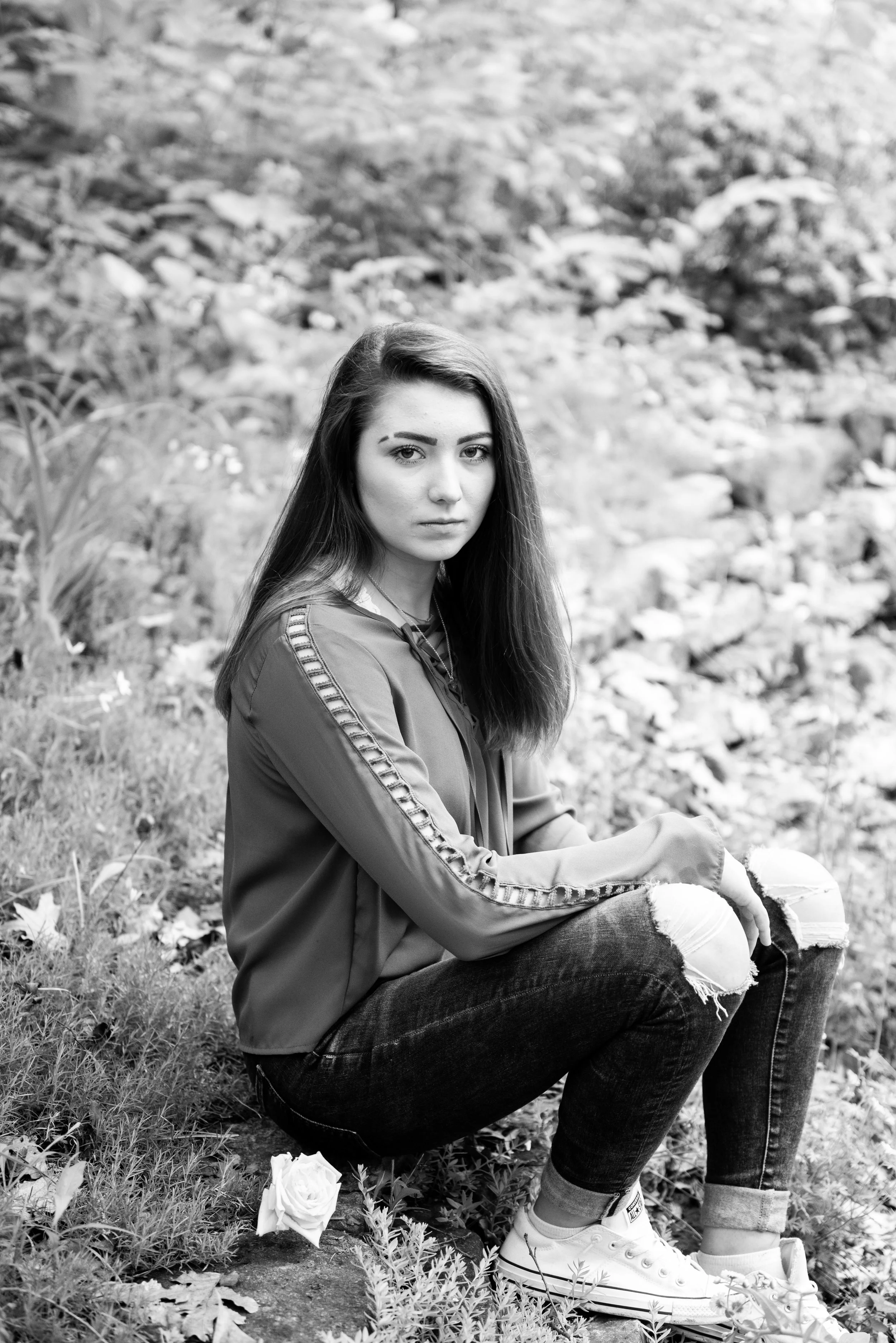 Gypsy Riley Riley With Her Dog Gypsy — Kyla Jo Photography