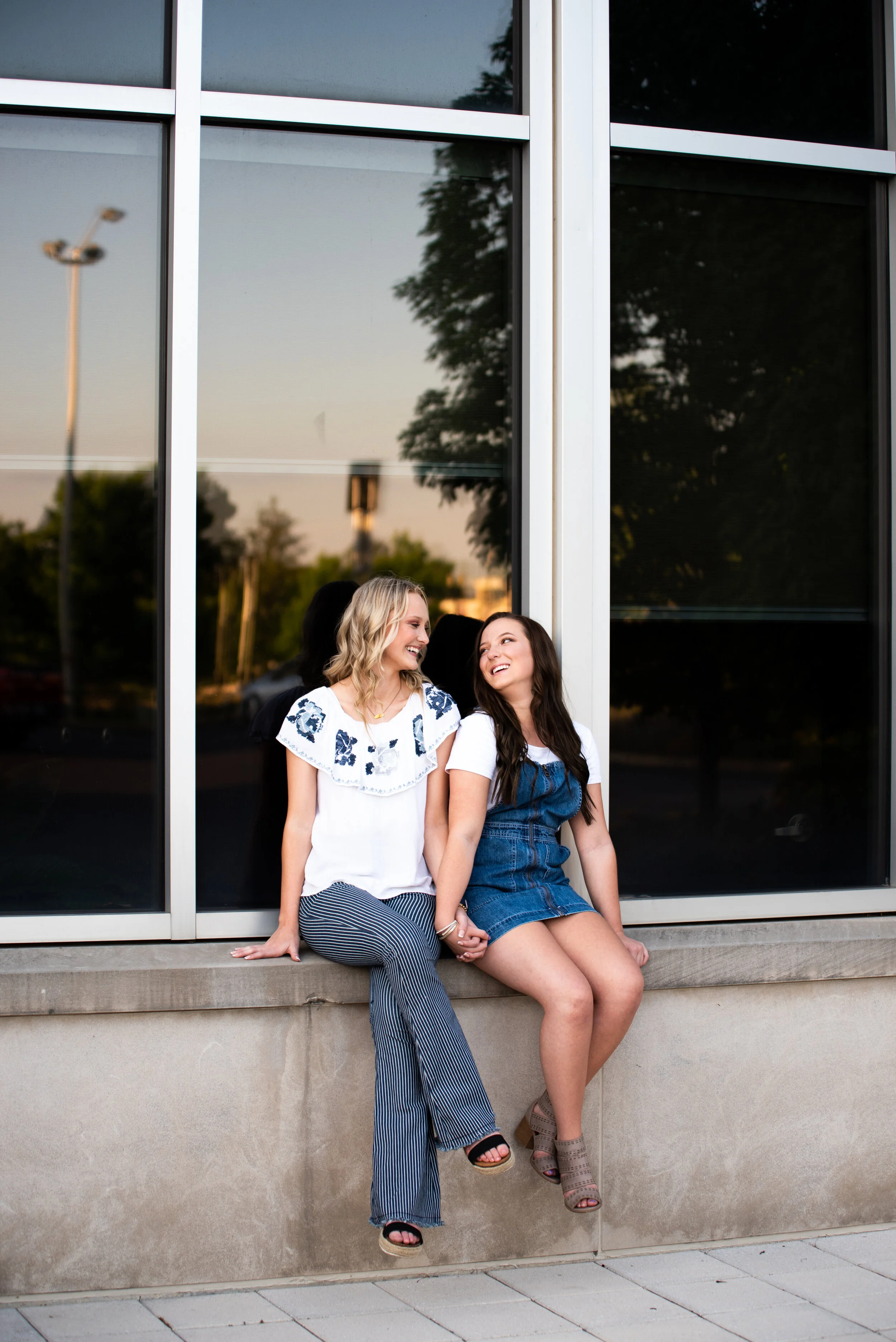 Best Friend Session in Downtown Muncie — Kyla Jo Photography