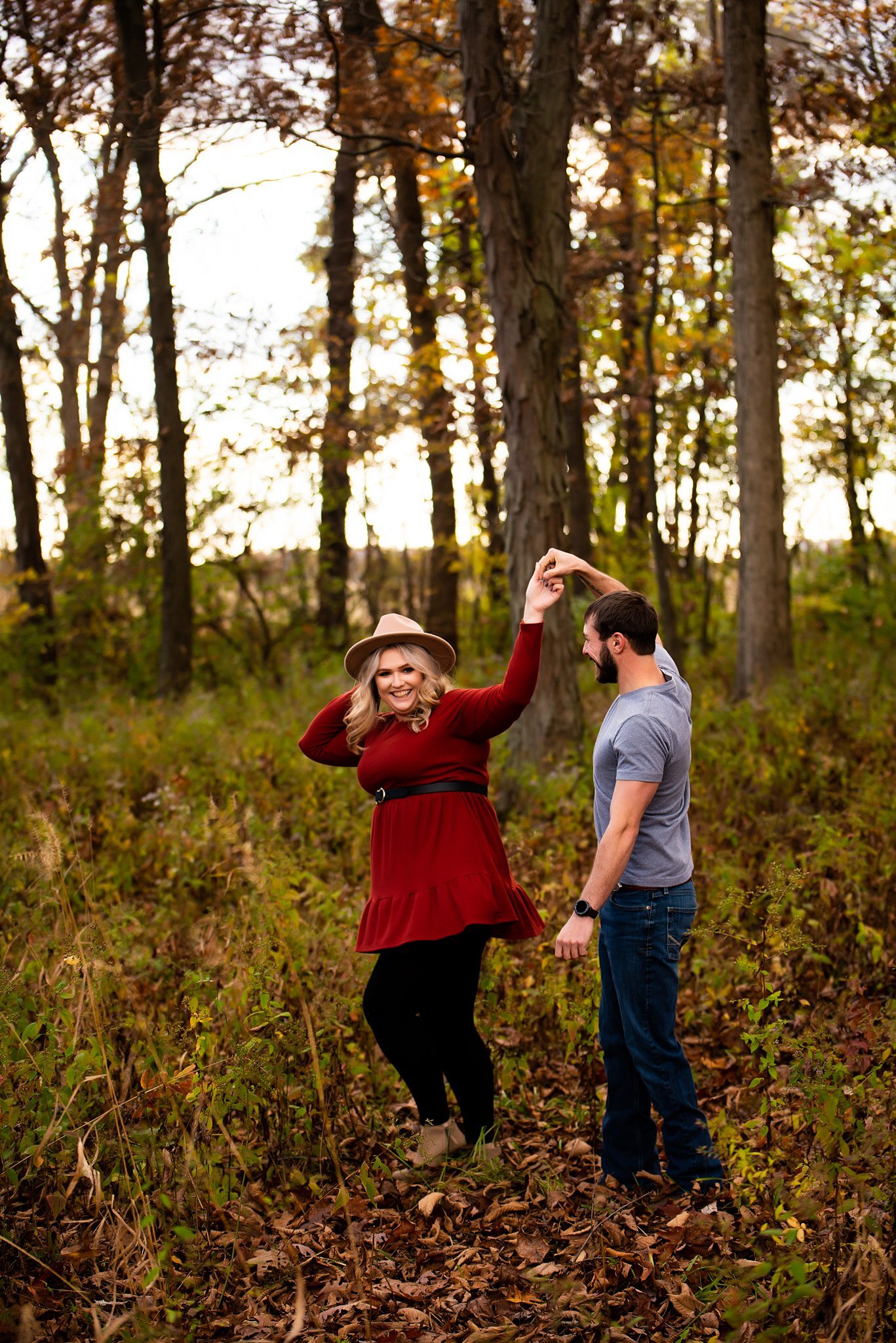 Diana and Devon's Fall Engagement Session With Their Dog — Kyla Jo ...