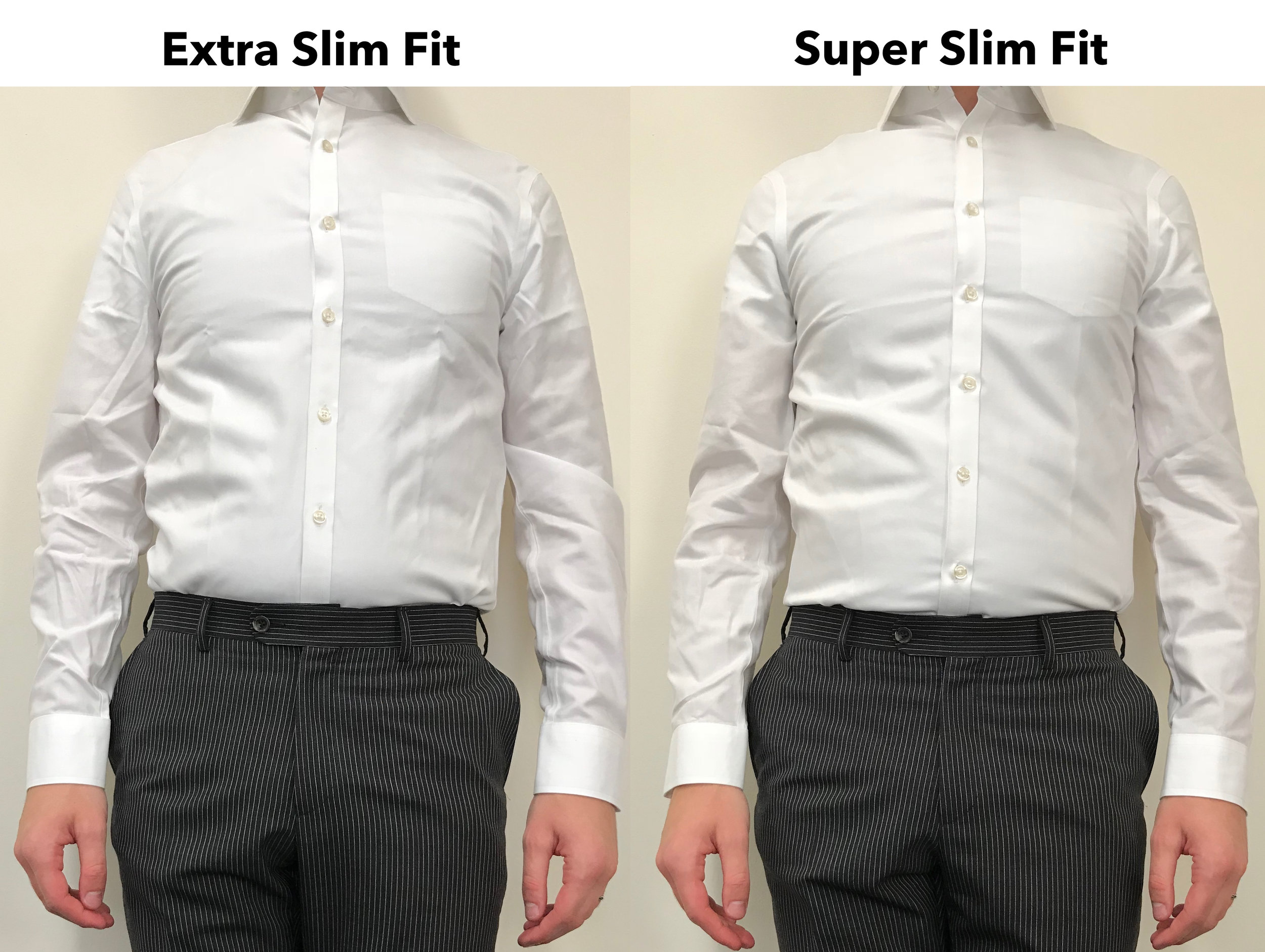 extra slim dress shirts