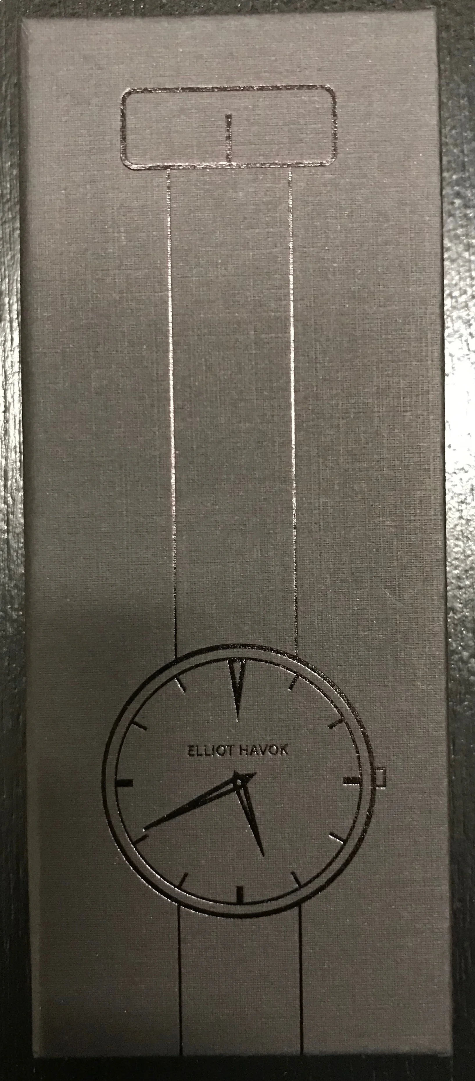 The Havok's box. WatchGang sends you the watch in its original packaging inside a regular ol' packing box .