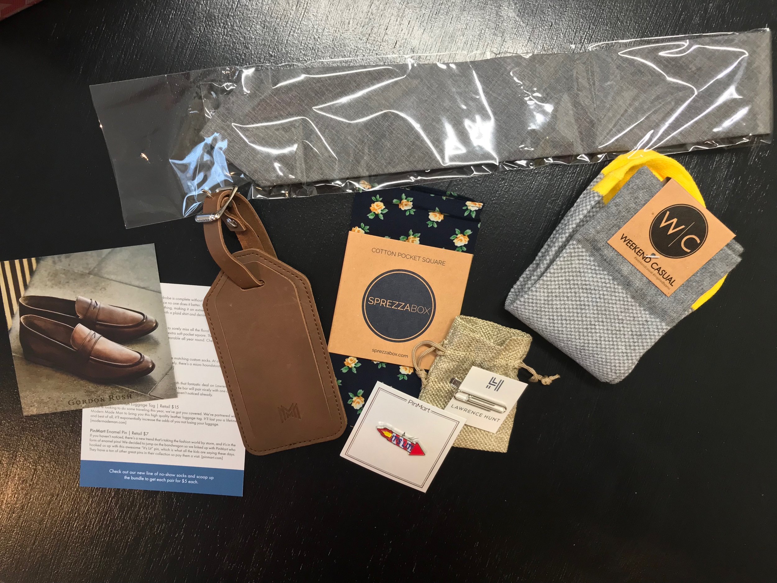 Another example of the contents of a SprezzaBox