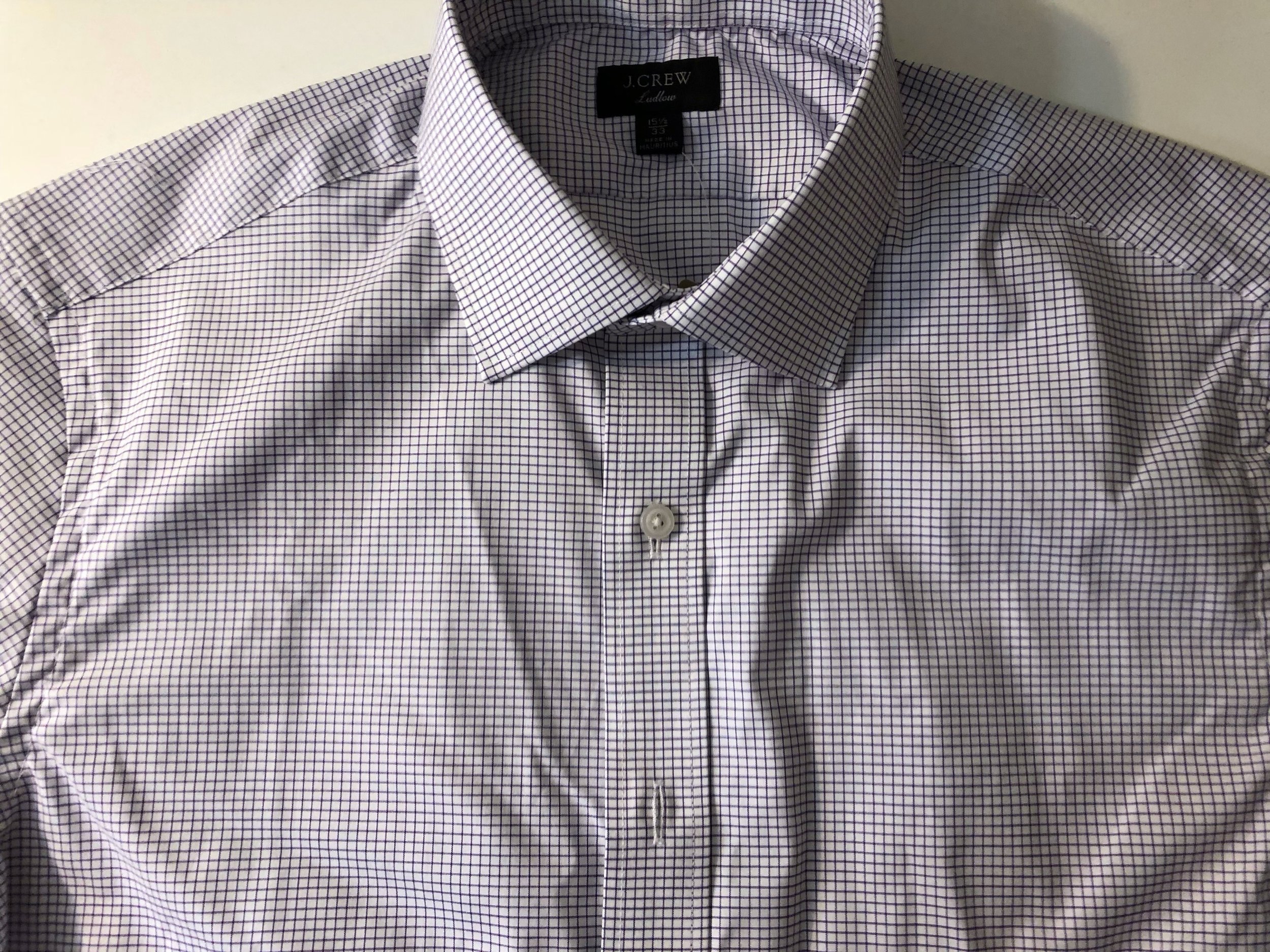 Crew Men's Ludlow Slim Fit Stretch Dress Shirt Size 16-34 NWT Easy Care Details about   J