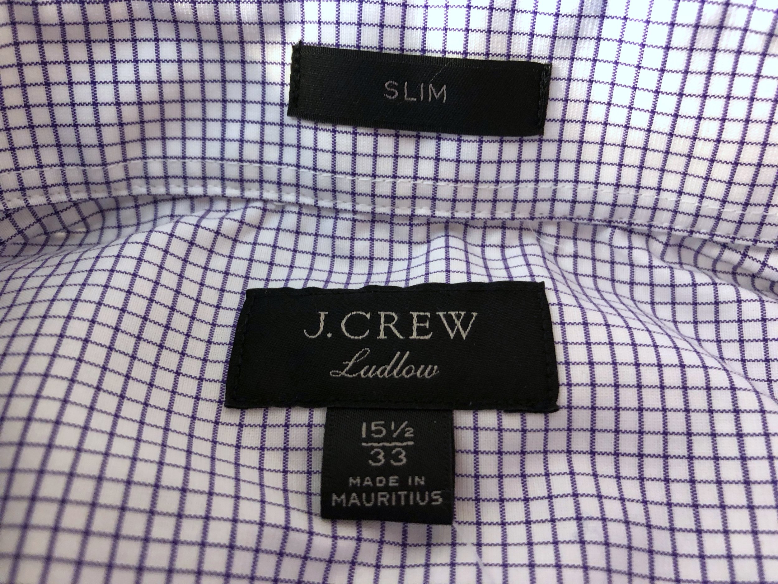 Crew Men's Ludlow Slim Fit Stretch Dress Shirt Size 16-34 NWT Easy Care Details about   J