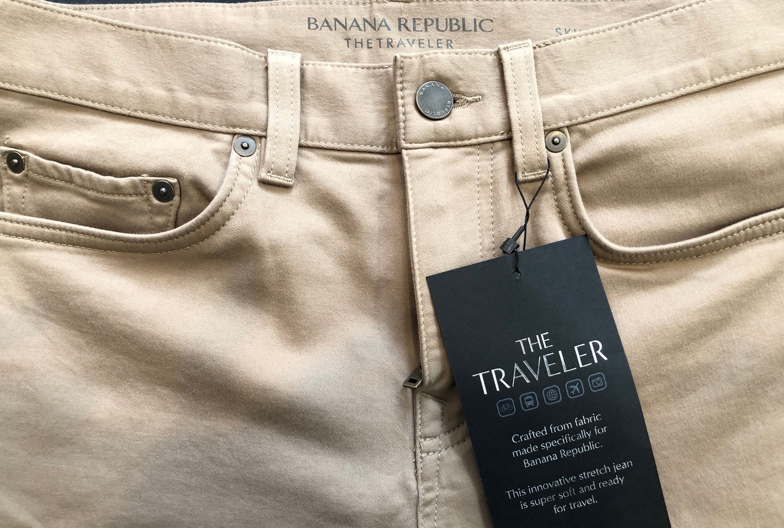 banana republic travel pant review