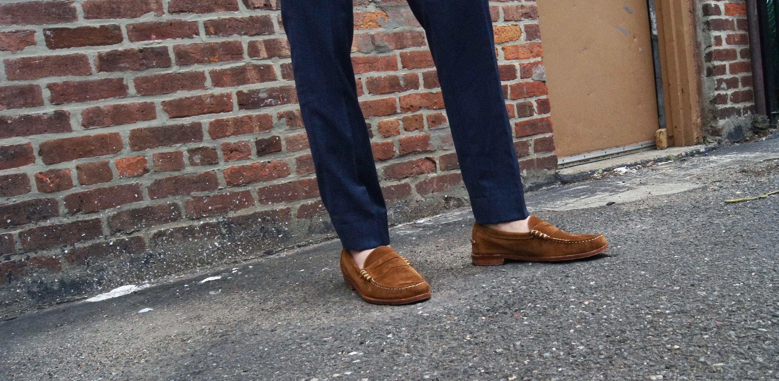 allen edmonds sea island suede loafer