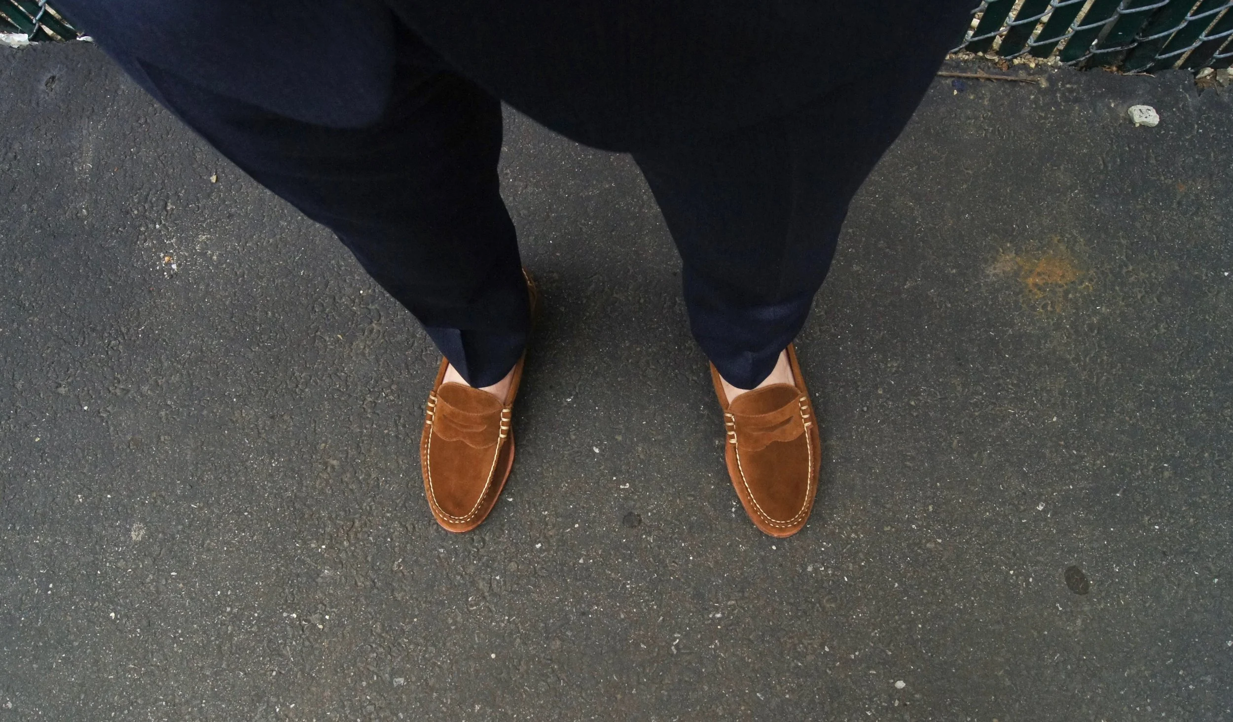 allen edmonds sea island suede loafer