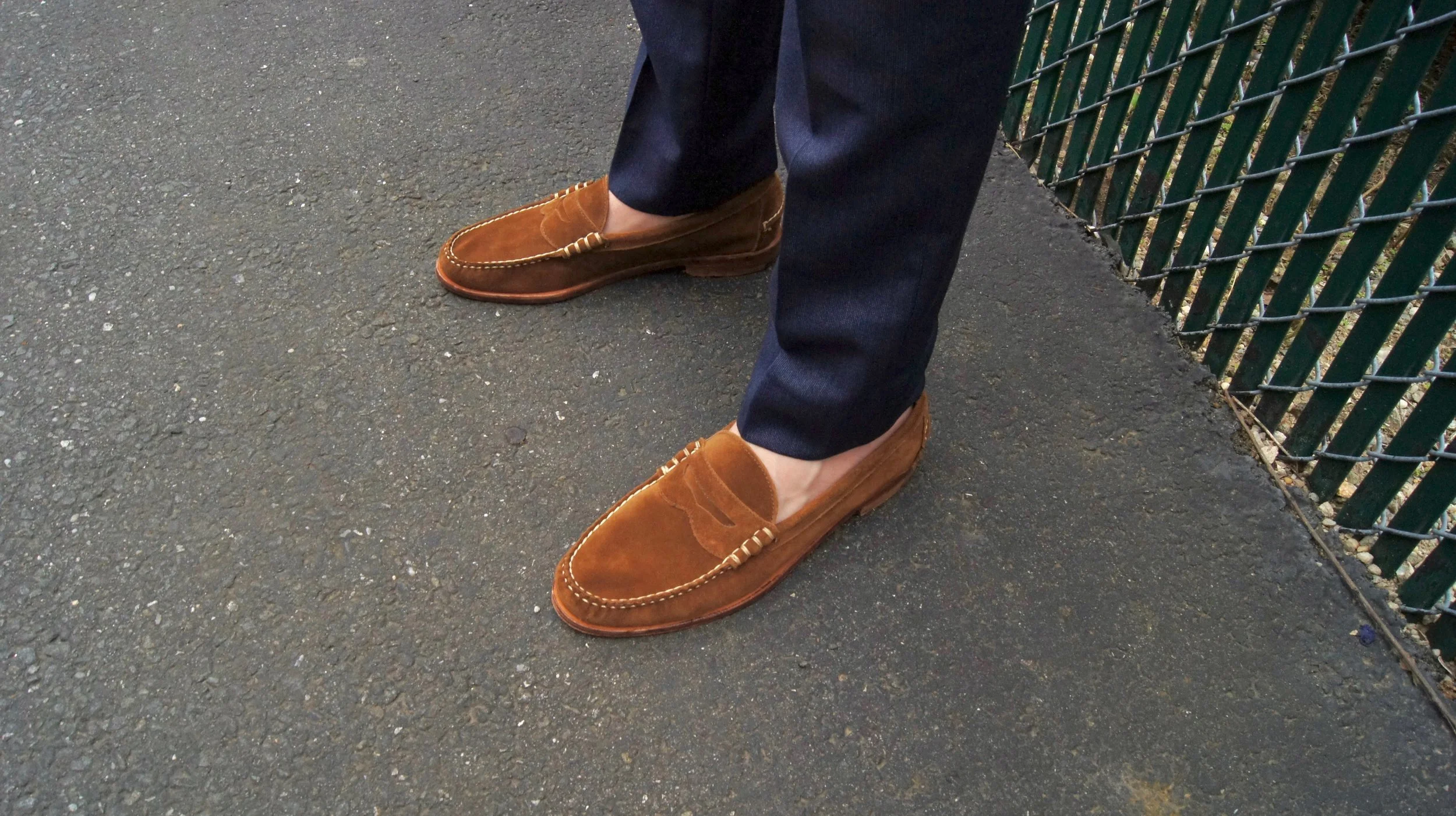 allen edmonds sea island suede loafer