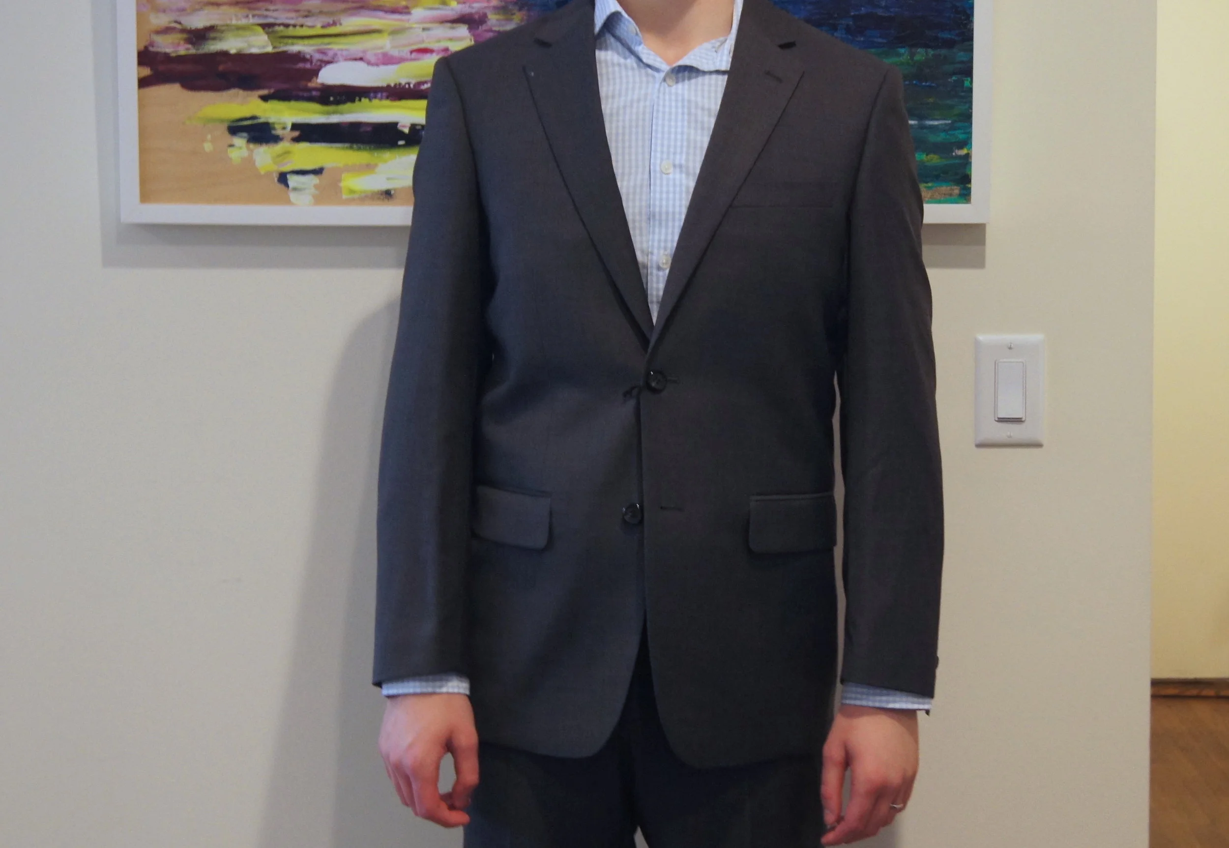 Combat Gent suit up close
