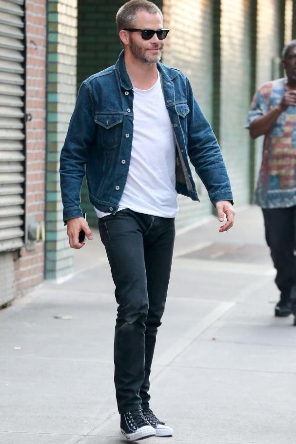 Style: Chris Pine's Rugged Casual Look 