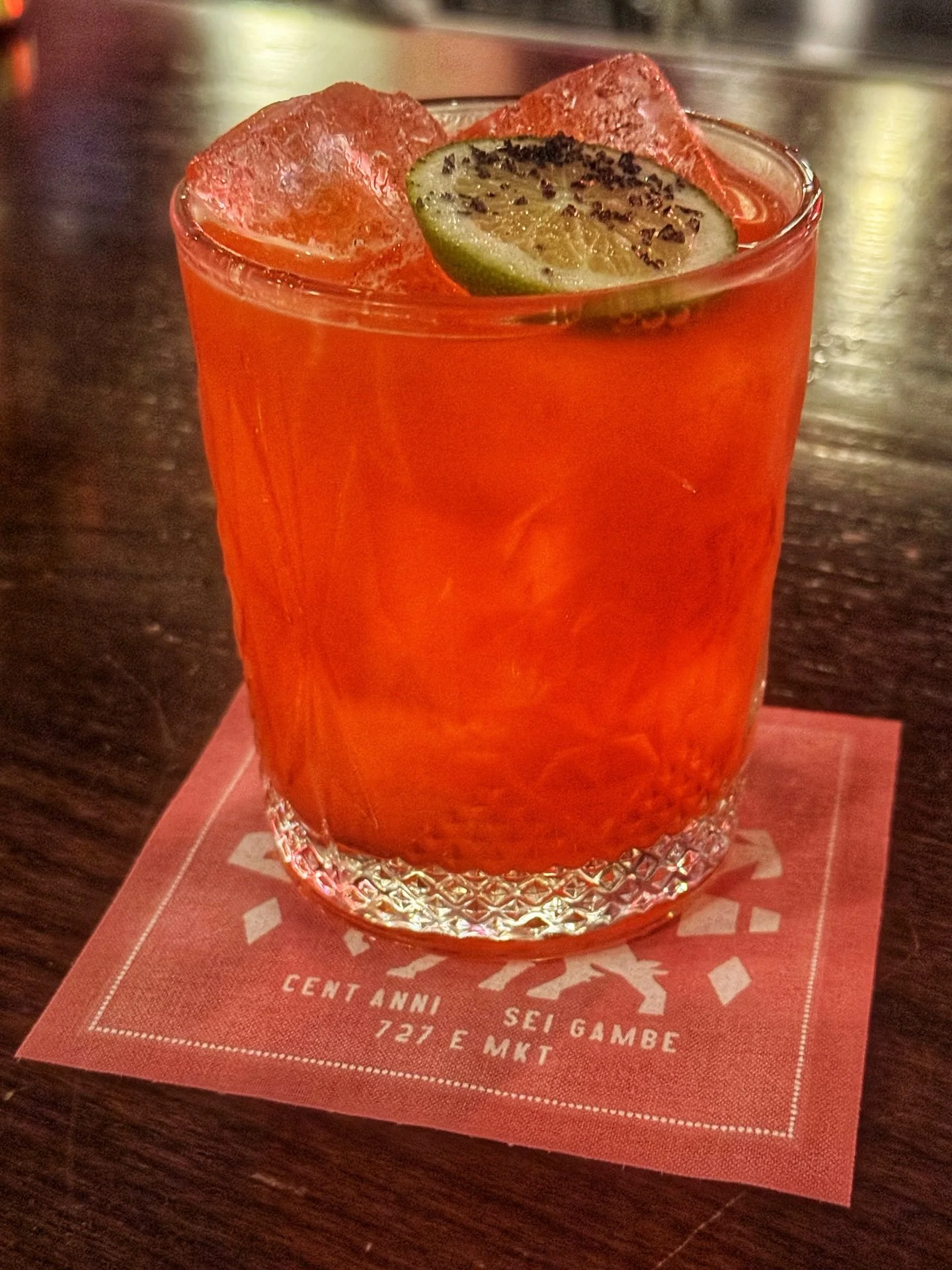 Kick off your evening out with the 1993 Lamborghini Diablo. We&rsquo;re shaking up Ocho reposado tequila with Contratto Apertif, lime, and a pepper puree that brings just the right amount of heat.&nbsp;

We think a good cocktail should be confident a