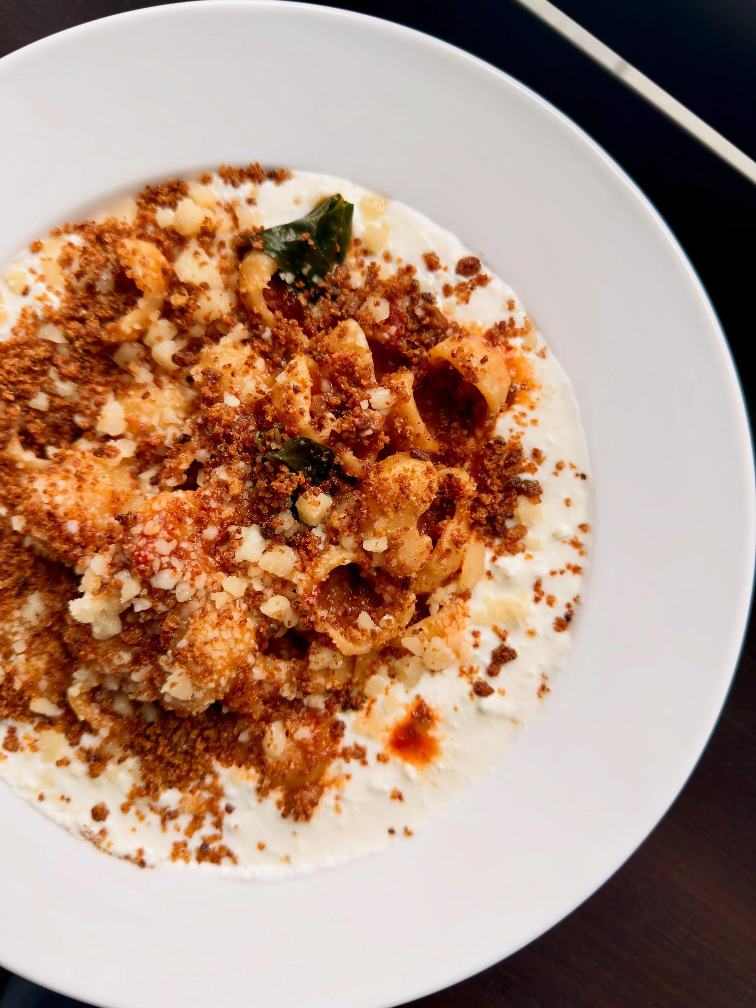 Orecchiette means &ldquo;little ears,&rdquo; a shape from Southern Italy designed to cup thick sauces. We pair ours with a rag&ugrave; made from Jake&rsquo;s Country Sausage and finish the plate with a dollop of fresh ricotta and breadcrumbs.

Haven&