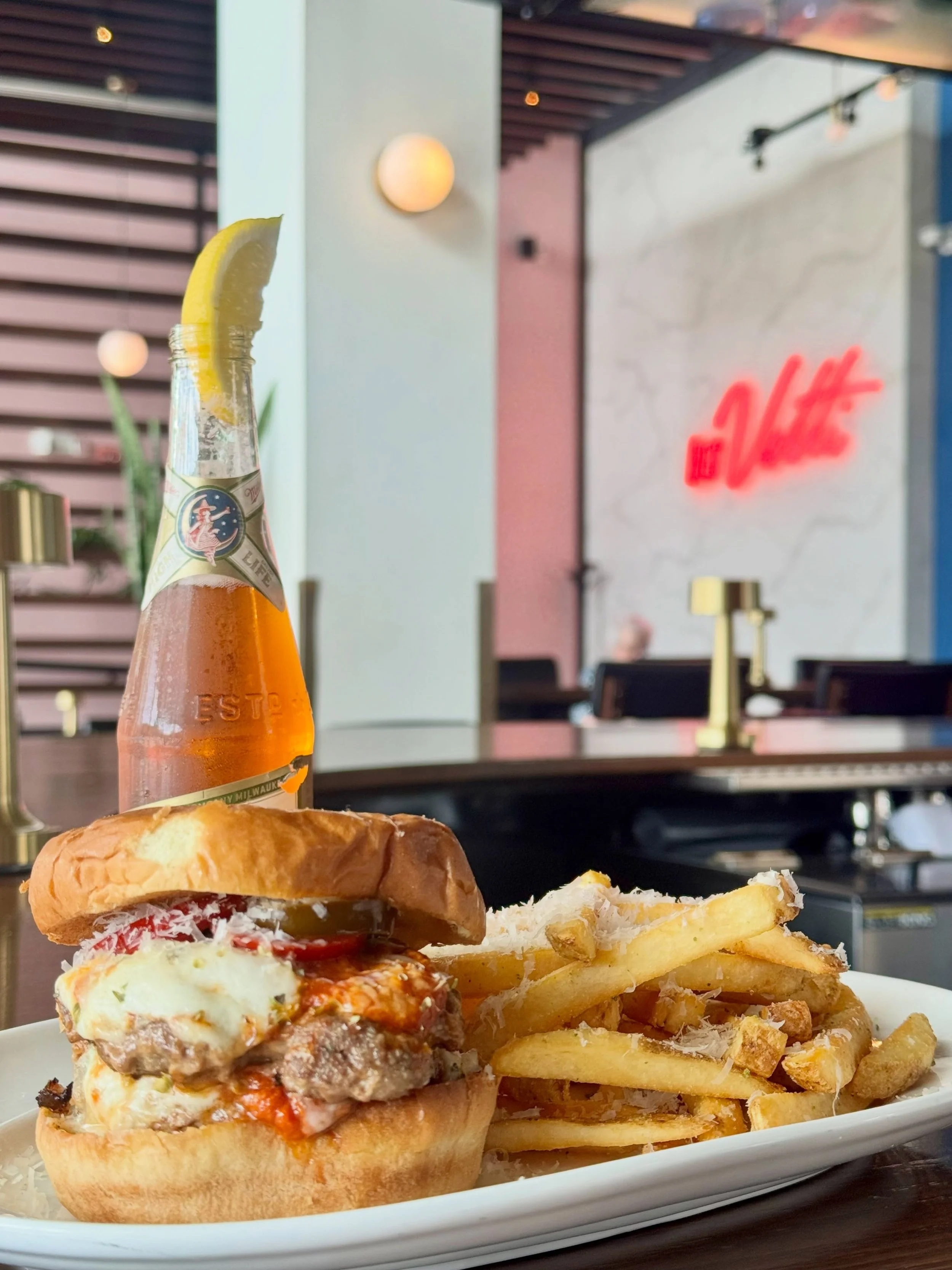 Your lunch shouldn&rsquo;t be sad. And neither should your burger. 

Come in and try our Smashed Meatball Burger. 

@3dvalleyfarm all-beef meatballs, red sauce, mozzarella, Parmigiano-Reggiano, spicy pickled peppers, and a side of parmesan-herb fries
