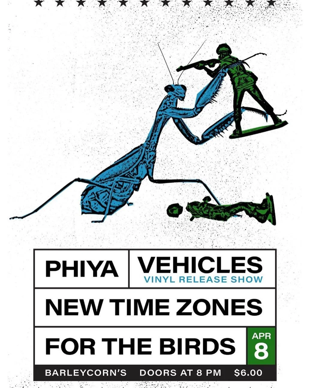 Help us celebrate @vehiclestheband Vinyl Release Party at @barleycornsict  April 8th with @phiya.ict 🎸
Also check out @andrewjstephens page for more awesome designs! 🎨