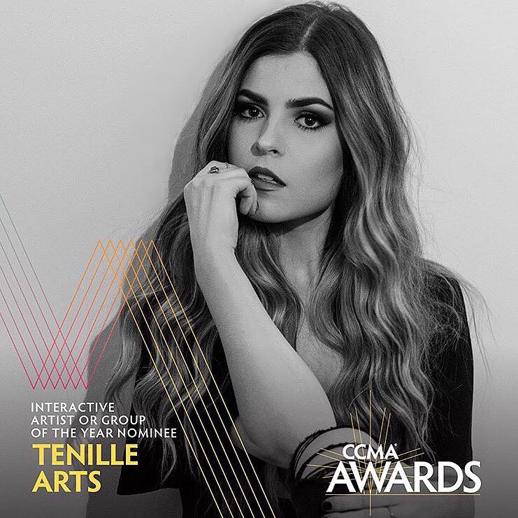 Tenille Nominated for 2018 CCMA Award