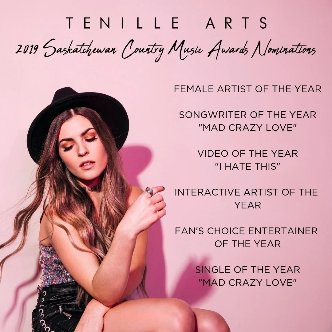 Tenille Nominated for SIX SCMA Awards