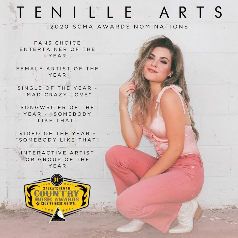 Tenille Nominated for 6 SCMA Awards