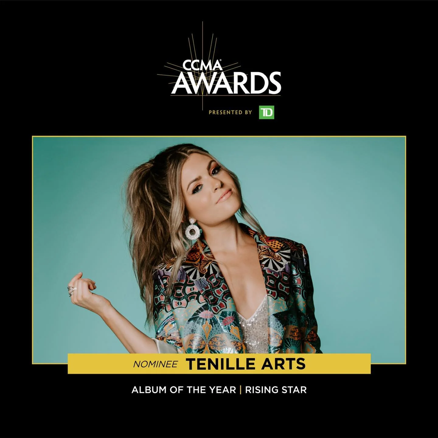 Tenille Nominated for Two CCMA Awards