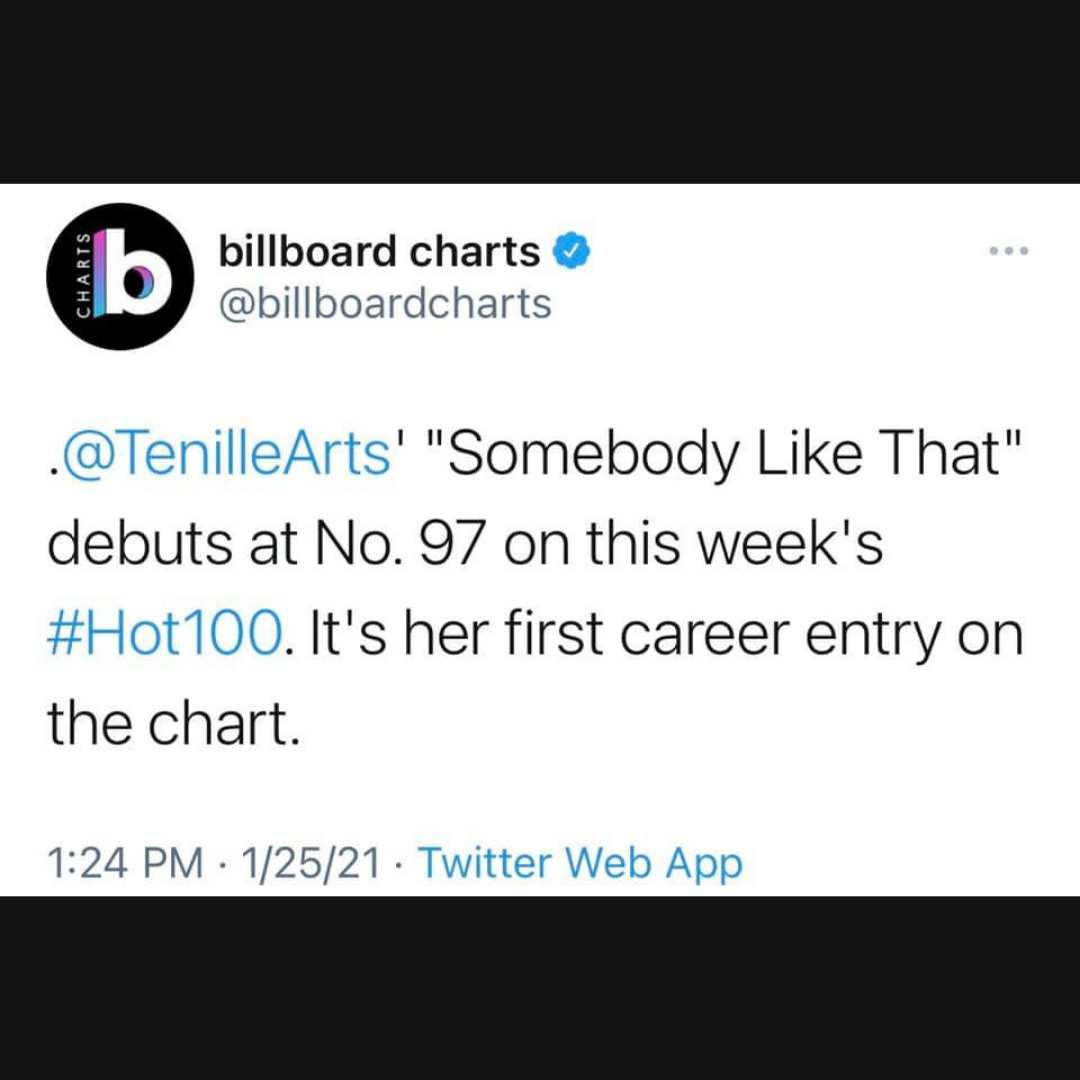 Tenille Lands First Billboard Hot 100 Entry