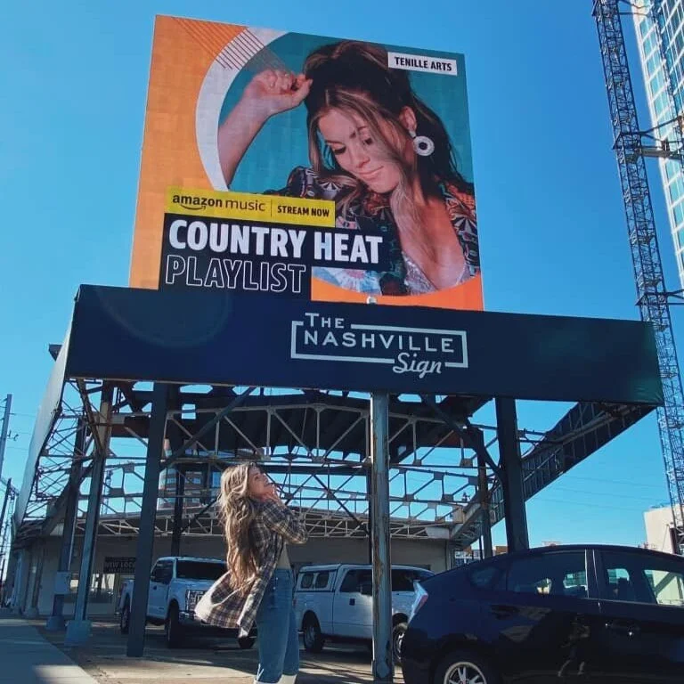 Tenille Featured on Amazon Music's Country Heat Billboard