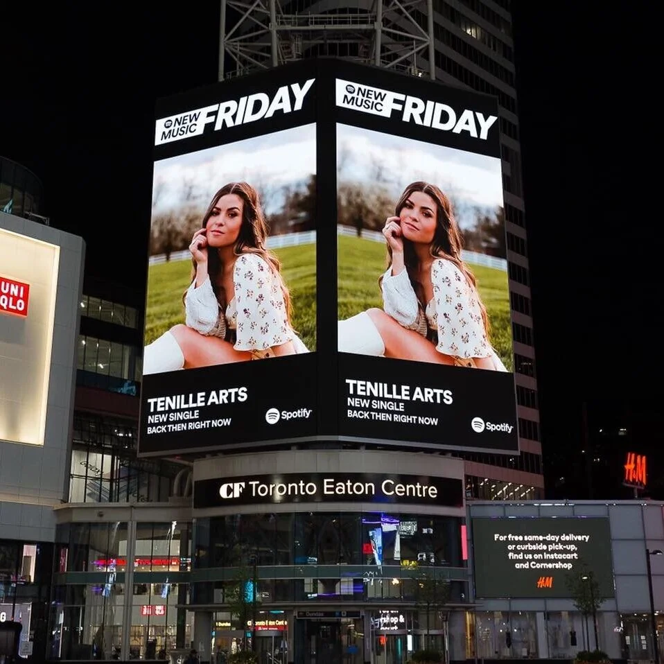“Back Then, Right Now” Featured on Spotify’s Toronto Billboard