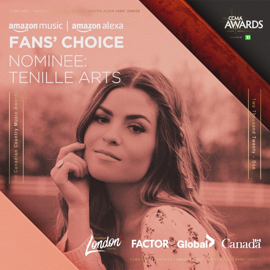 Tenille Nominated for Two CCMA Awards