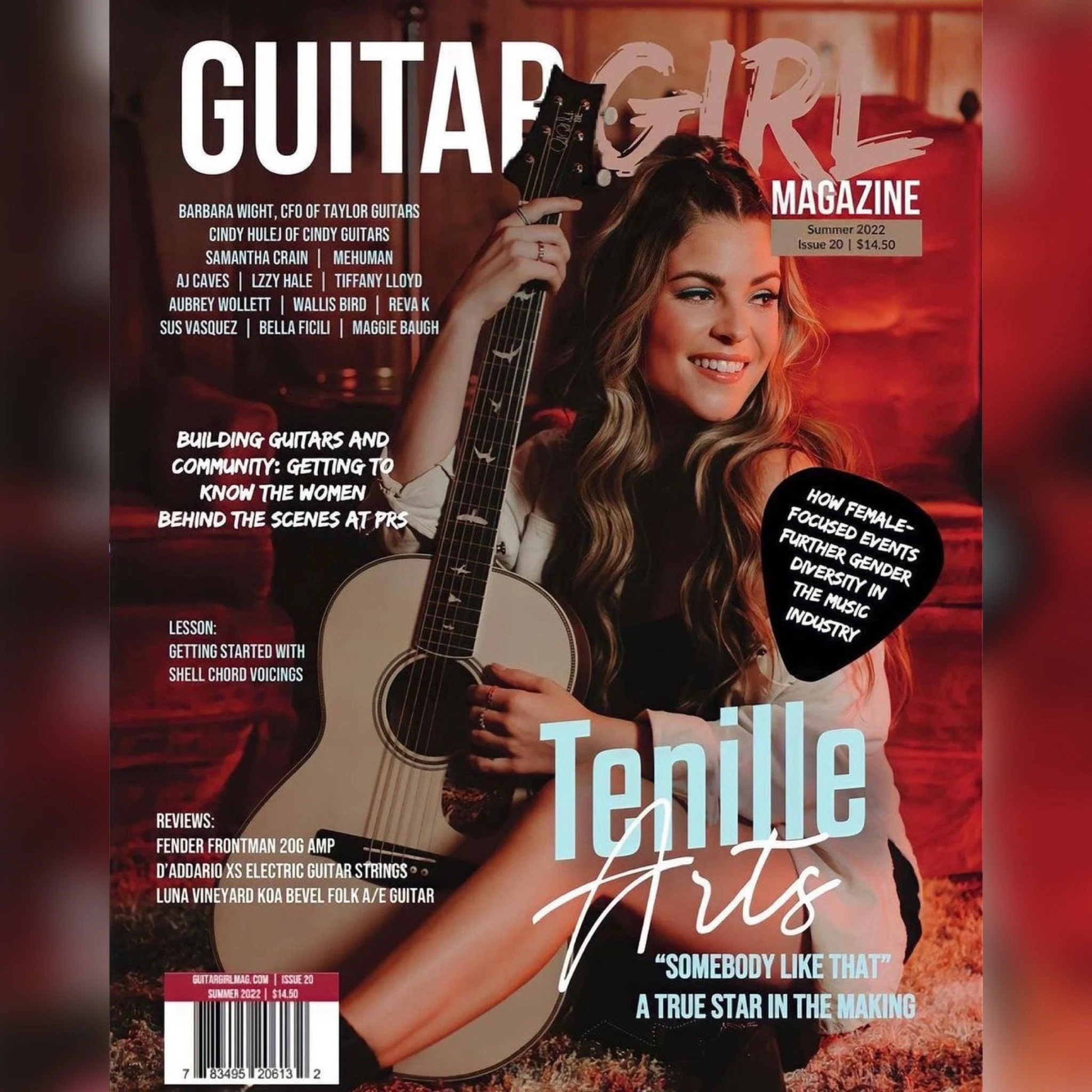 Tenille Featured on Cover of Guitar Girl Magazine