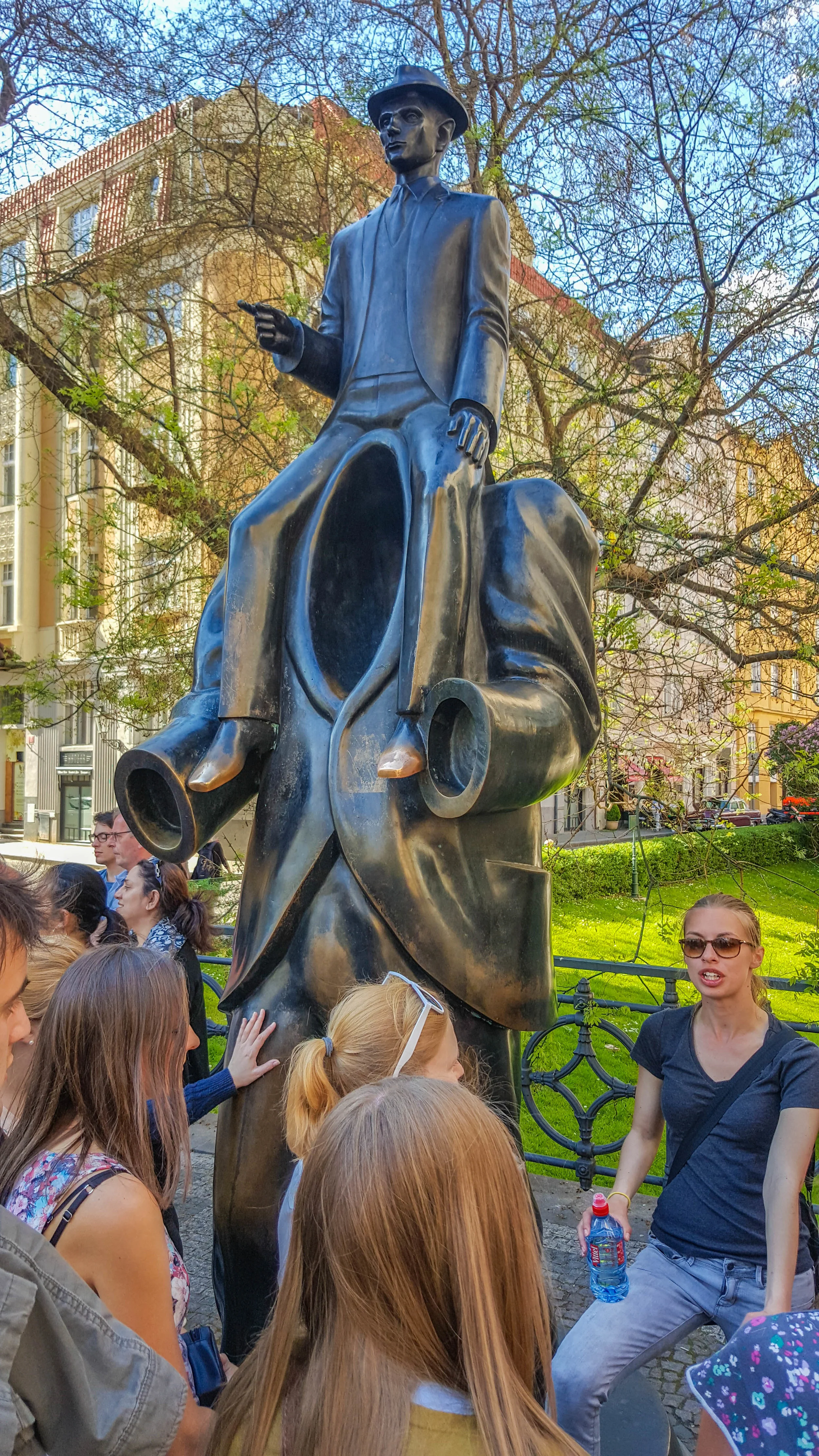 A tribute to the writer, Franz Kafka.
