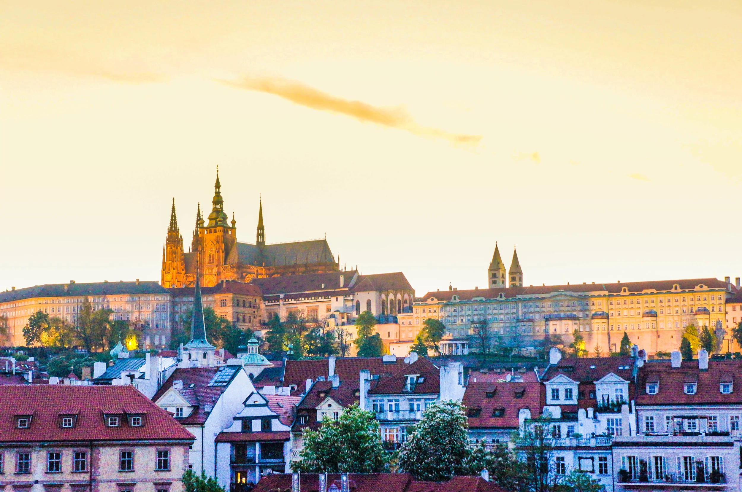 Prague Castle from afar