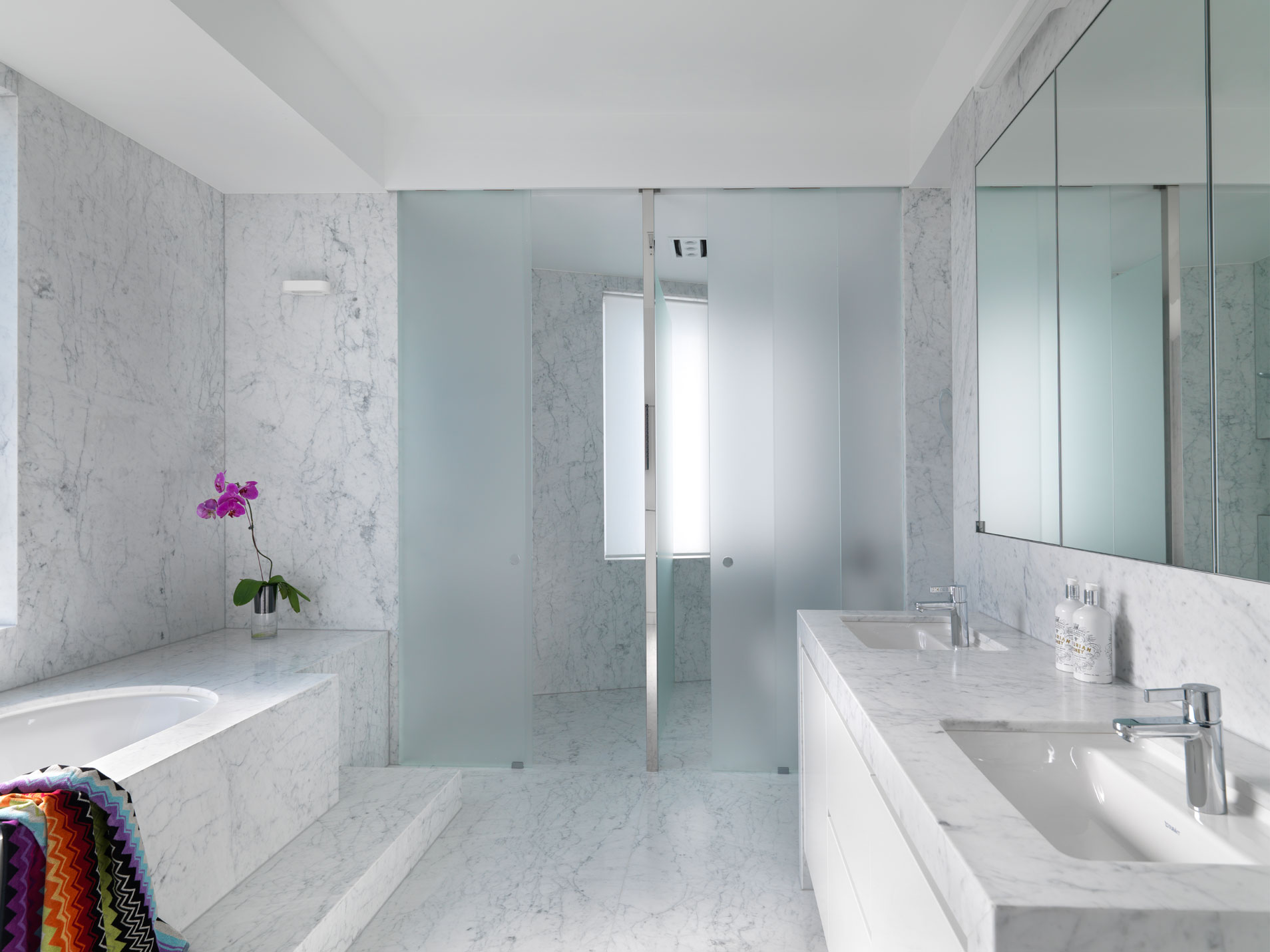 Rina Cohen Interiors RCI Designs CI Designs Master Ensuite Bathroom marble