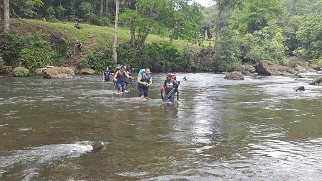 The Kokoda track joins the South and North coasts of Papua New Guinea, cutting across razor edged ridges and over steep towering mountains. The trail descends deep into rainforests, revealing spectacular scenery and towering trees. It passes through 