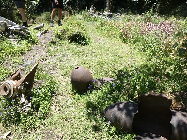 It doesn't seem like almost 80 years ago that the war between Australia and Japan took place in Papua New Guinea. There are still today remains of war machinery along the Kokoda Track, now historical sites for trekkers to learn about. 
Click the link