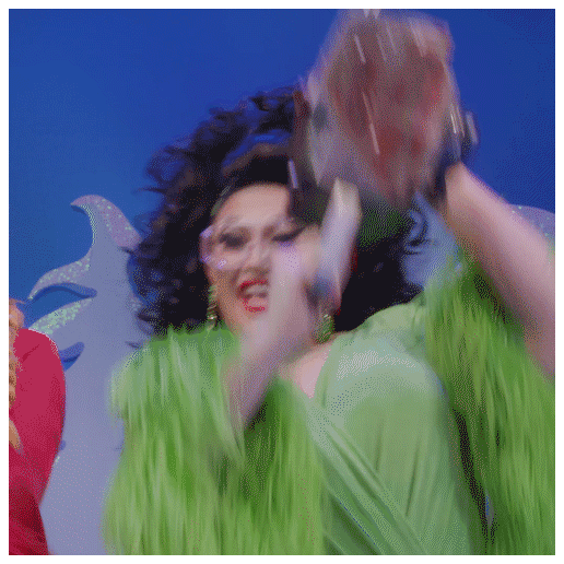 Jinkx and DeLa Chainsaws.gif