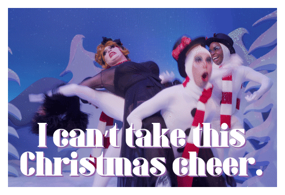 I can’t take this Christmas cheer..gif